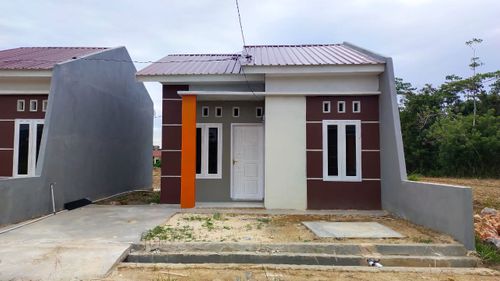foto tampak rumah tipe 36 perumahan BUMI PRAJA RESIDENCE TAHAP II