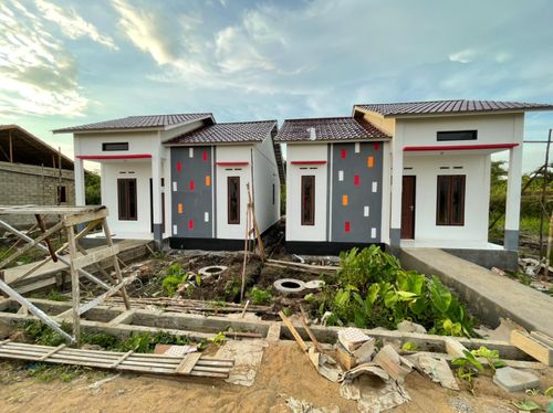 foto tampak rumah tipe 36 perumahan Alfi kheir property 2