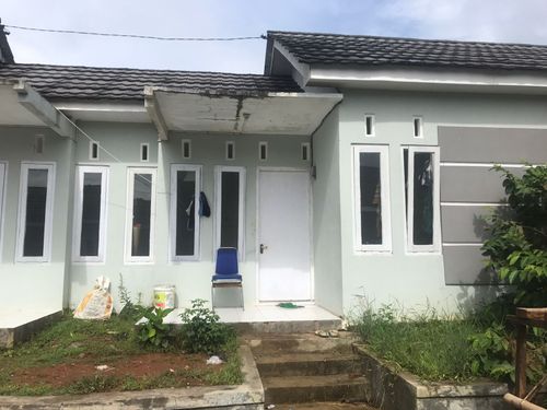 foto tampak rumah tipe 31/60 (150K) 2020 perumahan Tritih Golf Residence