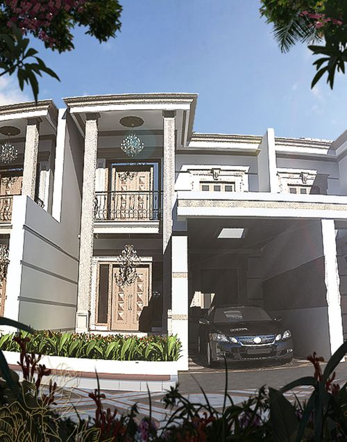 foto tampak rumah tipe 100 perumahan A. YANI REGENCY