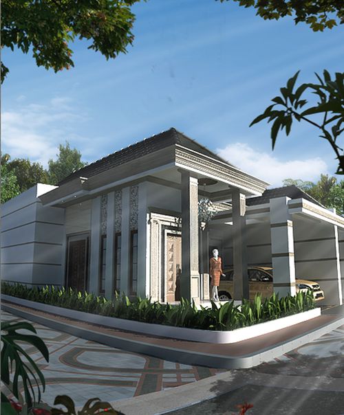 foto tampak rumah tipe 75 perumahan A. YANI REGENCY
