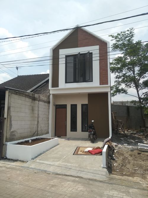 foto tampak rumah tipe 40 Compact (364) perumahan Griya Pataruman Asri 2