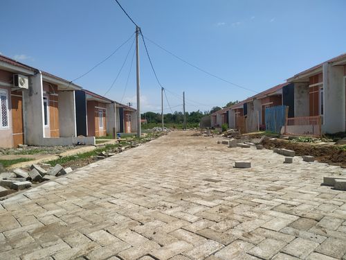foto denah rumah tipe MORINDA perumahan ZARINDAH GARDEN PATTALASSANG