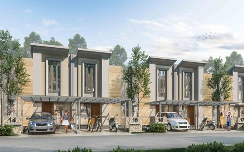 foto tampak rumah tipe T 39 - CASSA perumahan Grand Duta City, Bekasi - 2