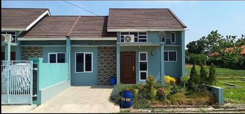 foto tampak rumah tipe 45/98 perumahan Green Patrol Residence