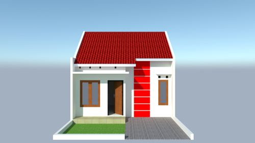 foto tampak rumah tipe 36 perumahan DEWI SINTA RESIDENCE 2