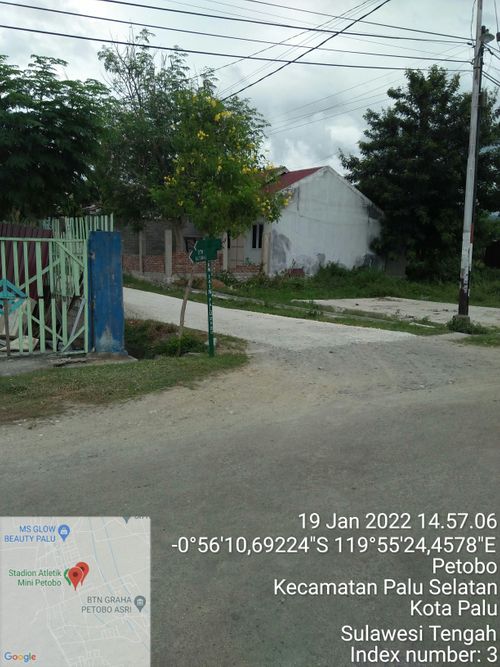 foto gerbang perumahan Bumi Alyuna Petobo