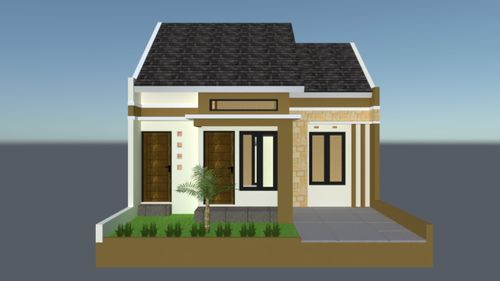 foto tampak rumah tipe 45 perumahan DEWI SINTA RESIDENCE 2