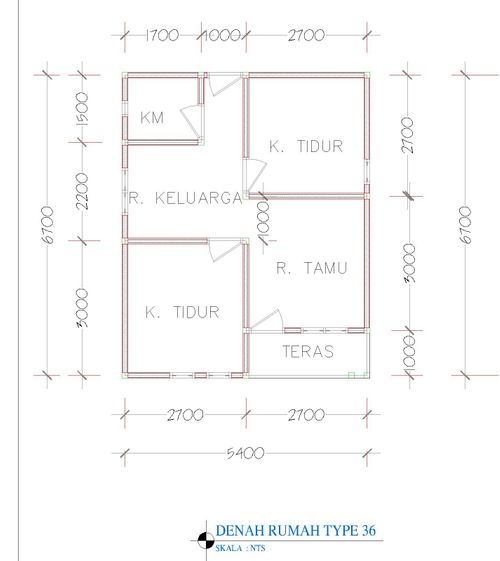 foto denah rumah tipe Surung asri perumahan SURUNG ASRI