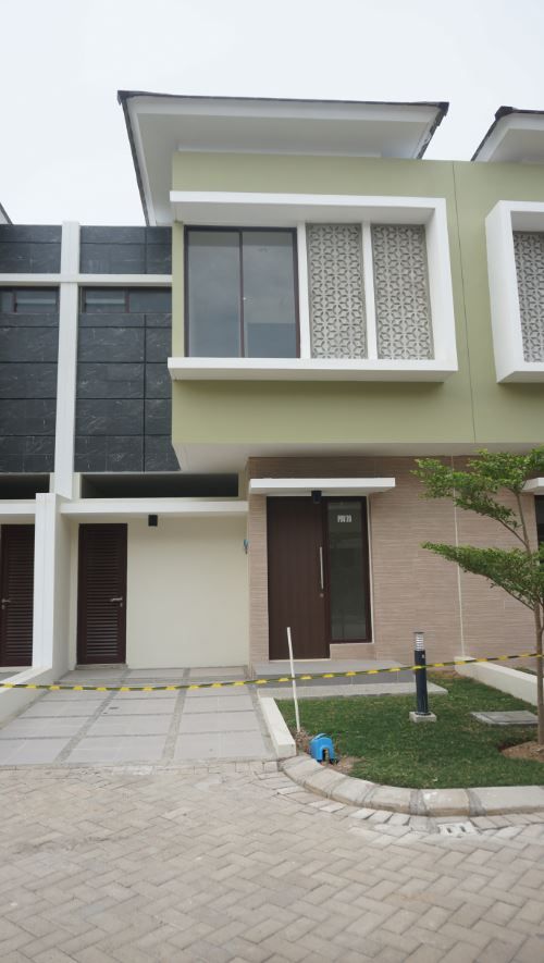 foto tampak rumah tipe Pristine (6x15) Standard perumahan Water Front City 2 Premier Residence