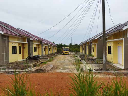 foto posisi tengah perumahan taman jagung residence 14