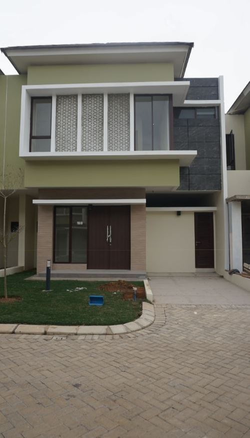 foto tampak rumah tipe Ambassador (8x20) Standar perumahan Water Front City 2 Premier Residence