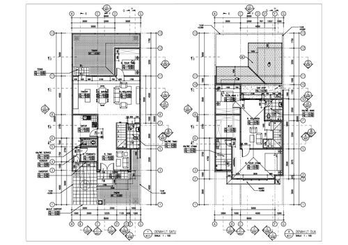 foto denah rumah tipe Ambassador 8x20 (Medium) perumahan Water Front City 2 Premier Residence