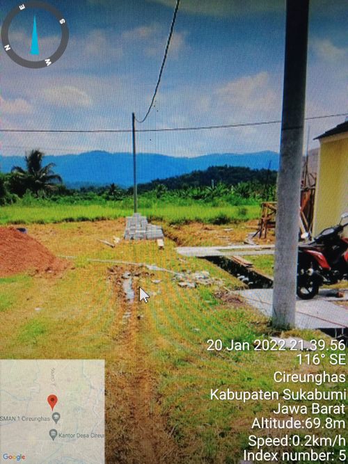 foto posisi tengah perumahan Kenari Indah Makmur Cireunghas