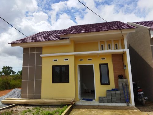 foto tampak rumah tipe Rumah Tapak perumahan taman jagung residence 14