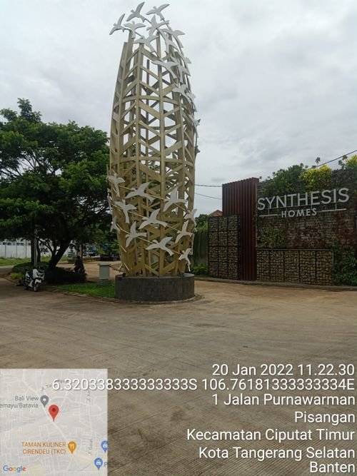 foto posisi tengah perumahan SYNTHESIS HOMES