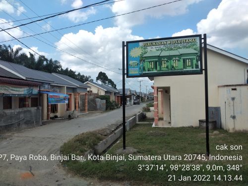 foto gerbang perumahan WIDYA PERMAI TAHAP II