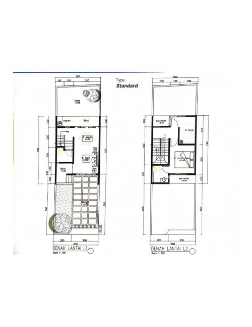 foto denah rumah tipe Standard perumahan Rumah Sembilan No. 3