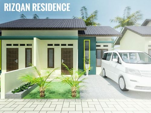 foto tampak rumah tipe 36/91 perumahan RIZQAN RESIDENCE