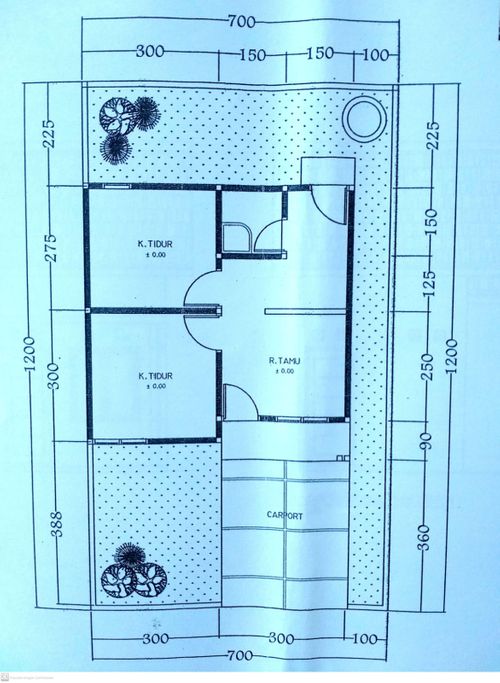 foto denah rumah tipe 36/82 perumahan RAFFA RESIDENCE