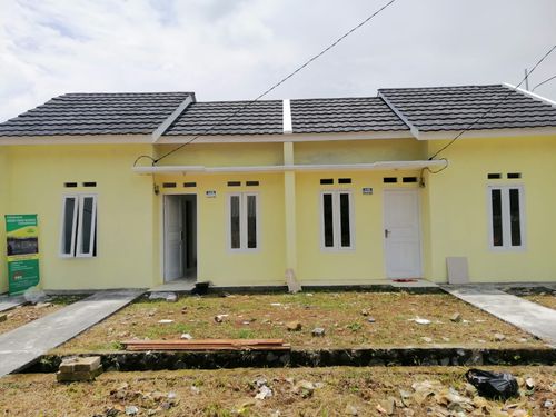 foto tampak rumah tipe 30/66 perumahan Kenari Indah Makmur Cireunghas