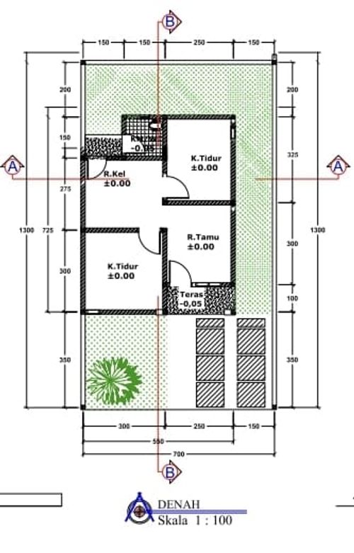 foto denah rumah tipe 36 perumahan GRAND SANGATTA REGENCY