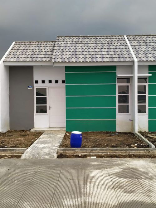 foto tampak rumah tipe 25/60 perumahan Graha Cipta 5 Blok I