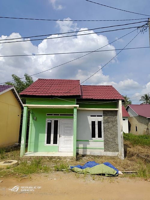 foto tampak rumah tipe 36 perumahan KANAYA RESIDENCE I