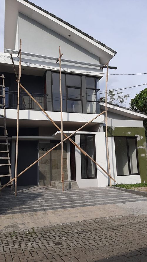 foto tampak rumah tipe 90 Sakura perumahan City Garden Residence blok D