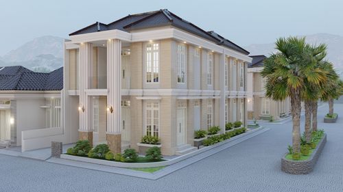 foto tampak rumah tipe 120 perumahan PURI CENDANA INDAH
