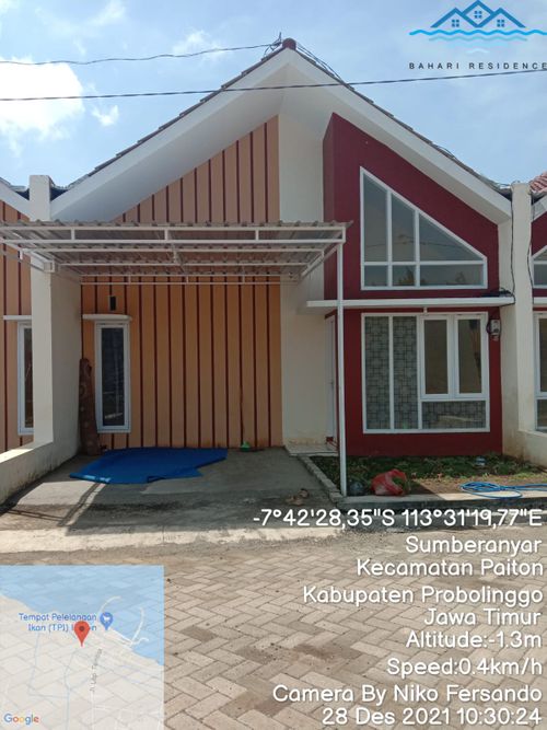 foto tampak rumah tipe 36 perumahan PERUM BAHARI RESIDENCE 02