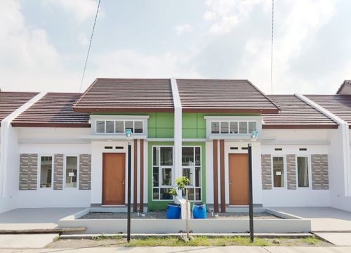 foto tampak rumah tipe 54/237 perumahan Garden City 2