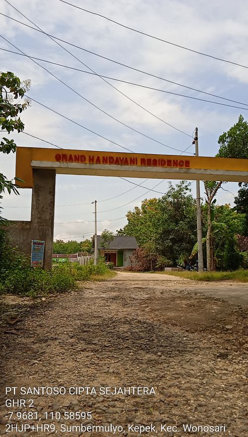 foto gerbang perumahan Grand Handayani Residence II
