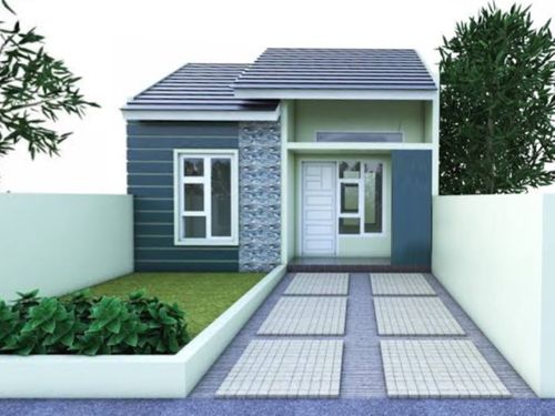 foto tampak rumah tipe 36 perumahan Citra Arjuna