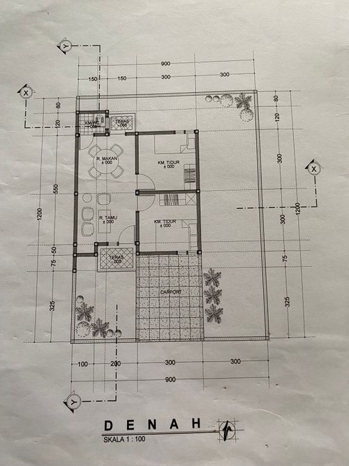 foto denah rumah tipe 36 perumahan Citra Arjuna