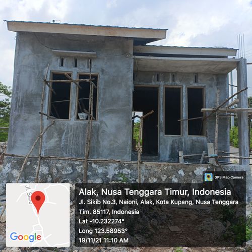 foto tampak rumah tipe 36 perumahan CENDANA NAIONI