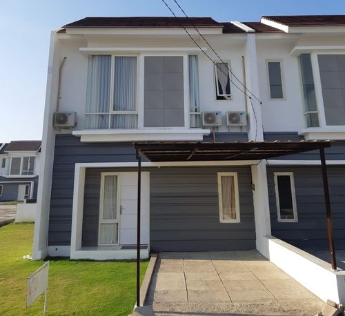 foto tampak rumah tipe GRANIT 36/90 perumahan SPRING RESIDENCE SIDOARJO