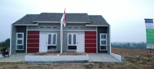 foto tampak rumah tipe 30/60 perumahan PURI AWAN PARUNG PANJANG