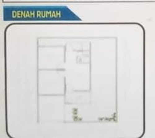 foto denah rumah tipe 30/80 perumahan GRAND CITY TOLOTONGGA