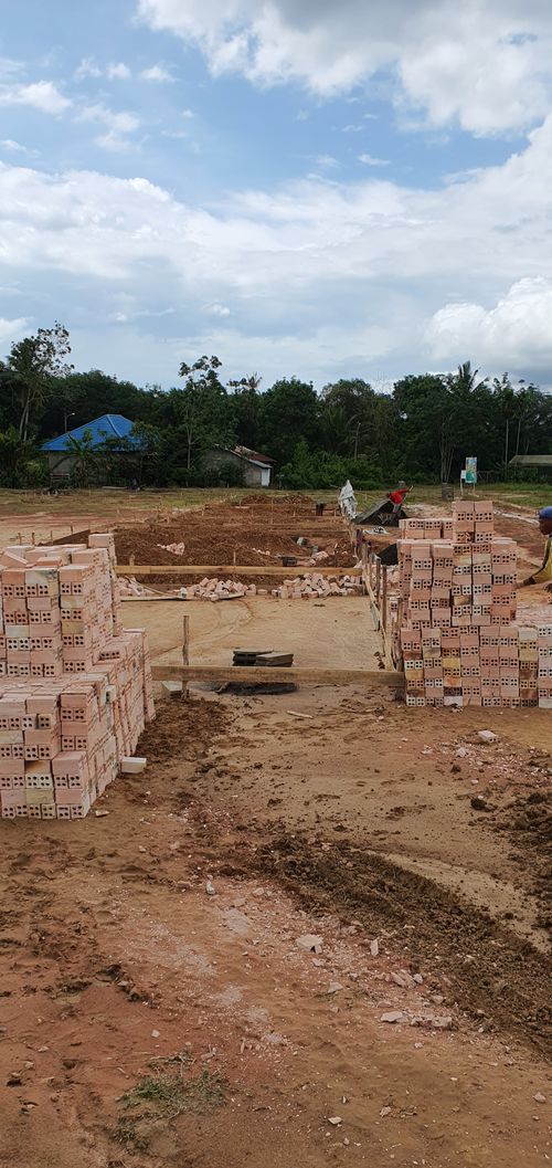 foto posisi tengah perumahan PADAT KARYA MAS 3