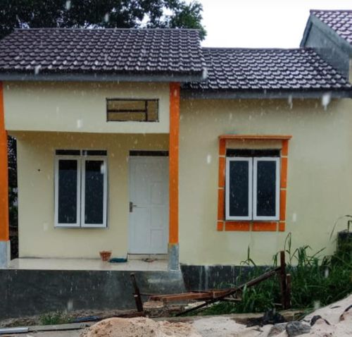 foto tampak rumah tipe 36 perumahan JABAL NOOR 2 