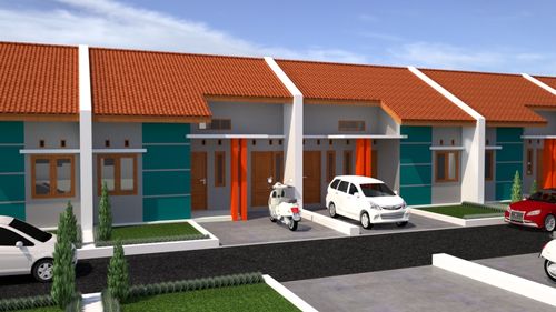 foto tampak rumah tipe 45/84 perumahan CAHAYA REGENCY