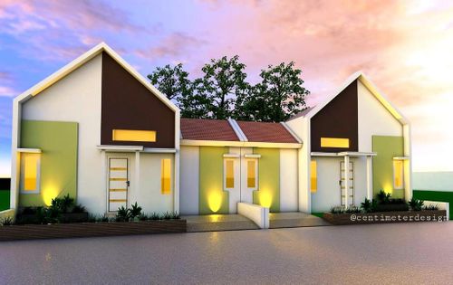 foto tampak rumah tipe rumah subsidi perumahan GRATI LAND