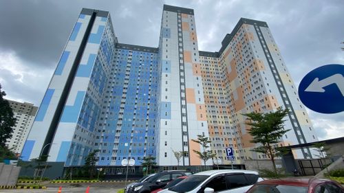 foto posisi tengah perumahan Urbantown Serpong