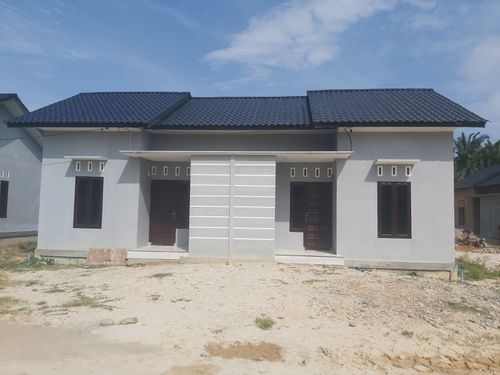 foto tampak rumah tipe 36/105 perumahan TRIVANI RESIDENCE