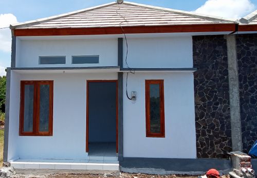 foto tampak rumah tipe 36 perumahan Rafasya Land