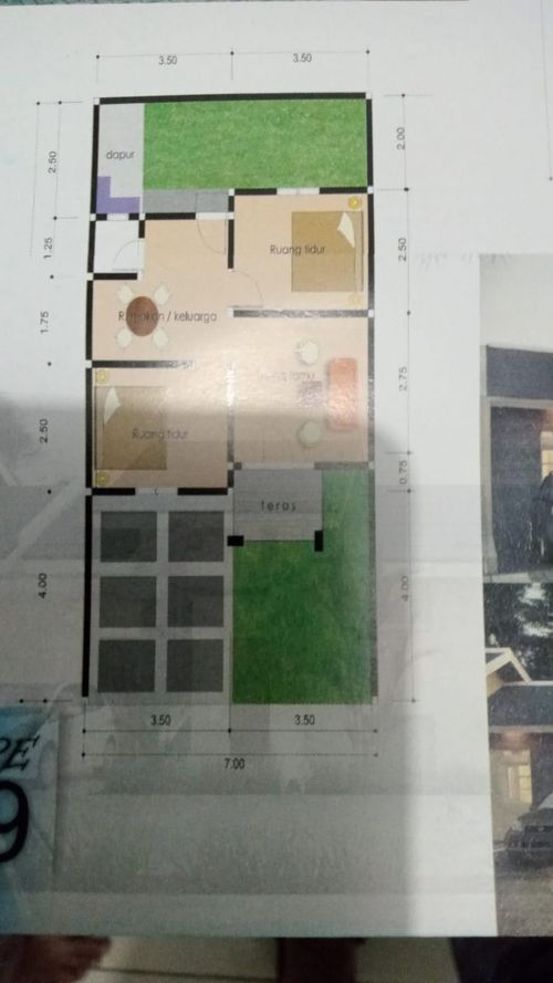 foto denah rumah tipe 39/84 perumahan GRIYA MULYA ASRI 05