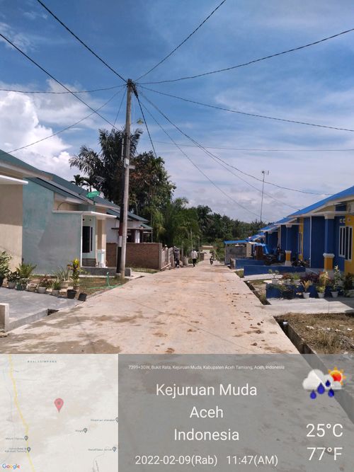 foto posisi tengah perumahan PRABU RIFA RESIDENCE III