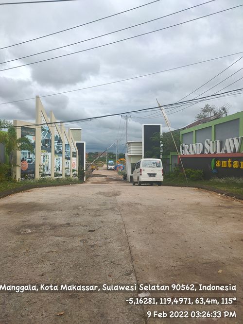 foto gerbang perumahan GRAND SULAWESI ANTANG