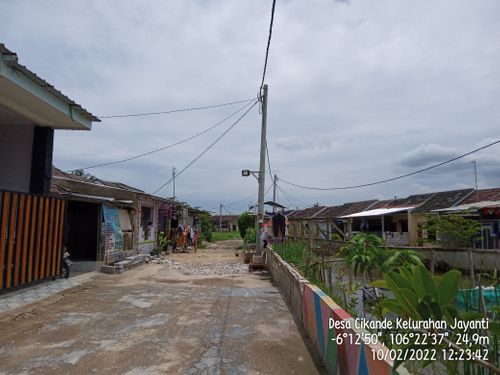foto posisi tengah perumahan Taman Cikande
